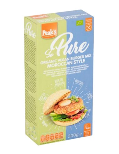 Mezcla Hamburguesa Vegana ecológica estilo Marroqui